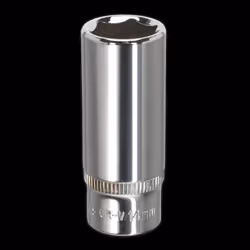 WallDrive&#174; Socket 14mm Deep 1/4&quot;Sq Drive Fully Polished