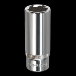 WallDrive&#174; Socket 14mm Deep 1/4&quot;Sq Drive Fully Polished