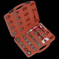 Air Operated Brake Piston Wind-Back Tool Kit 29pc