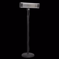 High Efficiency Carbon Fibre Infrared Patio Heater 1800W/230V with Telescopic Floor Stand