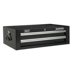 Sealey Ap26029Tb Add-On Chest 2 Drawer With Ball Bearing Runners - Black