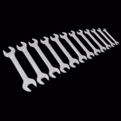 Double Open-End Spanner Set 12pc Metric