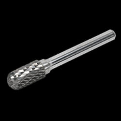 Tungsten Carbide Rotary Burr Cylindrical Ball Nose &#216;10mm