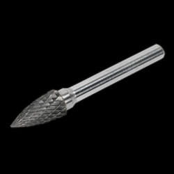 Tungsten Carbide Rotary Burr Arc Pointed Nose 10mm