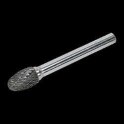 Tungsten Carbide Rotary Burr Oval 10mm