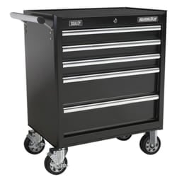 Sealey Ap33459B Rollcab 5 Drawer With Ball Bearing Runners - Black