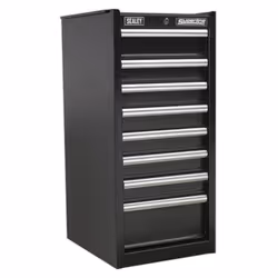 Sealey Ap33589B Hang-On Chest 8 Drawer With Ball Bearing Runners - Black
