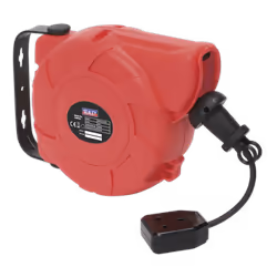Sealey Crm101 Cable Reel System Retractable 10Mtr 1 X 230V Socket