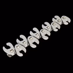 Crow&#39;s Foot Wrench Set 10pc Flare Nut 3/8&quot;Sq Drive Metric