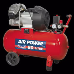 Air Compressor 50L V-Twin Direct Drive 3hp