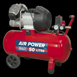 Air Compressor 50L V-Twin Direct Drive 3hp