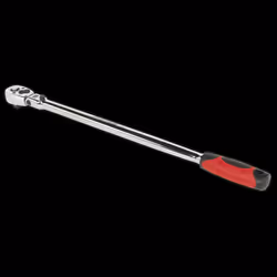 Ratchet Wrench Flexi-Head Extra-Long 455mm 3/8&quot;Sq Drive