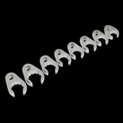 Crow&#39;s Foot Spanner Set 8pc 1/2&quot;Sq Drive Metric
