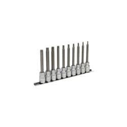 Sealey AK6236 10pc 3/8"Sq Drive 100mm TRX-Star* Socket Bit Set