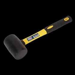 Rubber Mallet 1lb with Fibreglass Shaft
