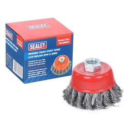 SEALEY TKCB651 Cup Brush, angle grinder 65 M14
