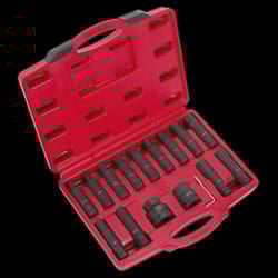 Impact Hex, TRX-Star* & TRX-Star* Female Socket Bit Set 16pc 3/4&quot; & 1&quot;Sq Drive