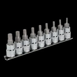 TRX-P* Socket Bit Set 9pc 3/8&quot;Sq Drive 50mm