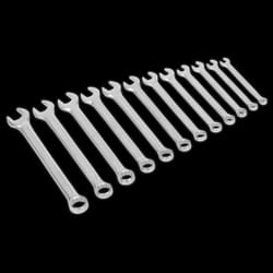 Combination Spanner Set 12pc Cold Stamped Metric