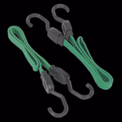 Flat Bungee Cord Set 2pc 610mm