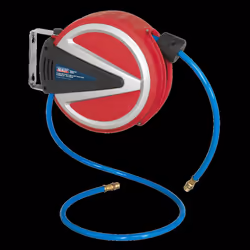 Retractable Air Hose Reel 6.5m Ø6.5mm ID - PU Hose