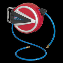 Retractable Air Hose Reel 6.5m &#216;6.5mm ID - PU Hose