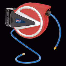 Retractable Air Hose Reel 15m &#216;8mm ID - PU Hose