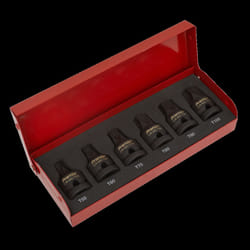 Impact TRX-Star* Socket Bit Set 6pc 1/2&quot;Sq Drive