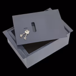 Key Lock Floor Safe 260 x 400 x 140mm