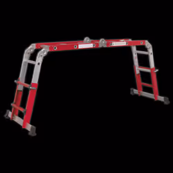 Aluminium Multipurpose Ladder EN 131 Adjustable Height