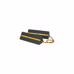 Heavy-Duty Rubber Wheel Chocks - Pair