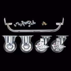 Industrial Handle & Wheel Kit for 565mm Cabinets