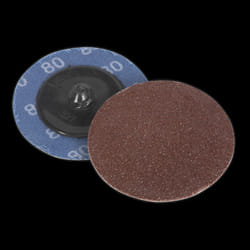 Quick-Change Sanding Disc &#216;50mm 80Grit Pack of 10