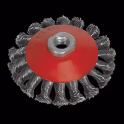 Conical Wire Brush Ø100mm M10 x 1.5mm