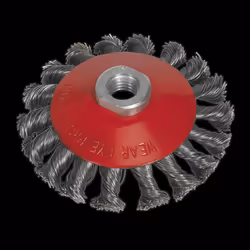 Conical Wire Brush &#216;100mm M14 x 2mm