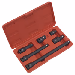Sealey Ak5514 Impact Adaptor And Extension Bar Set 6Pc 1/2Sq Drive