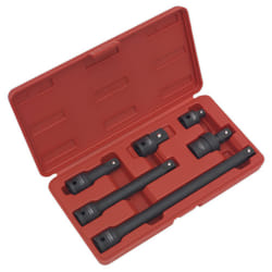 Sealey Ak5514 Impact Adaptor And Extension Bar Set 6Pc 1/2Sq Drive