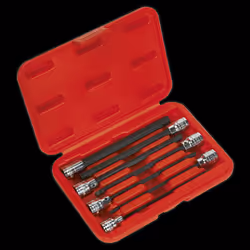 Hex Socket Bit Set 7pc 3/8"Sq Drive 150mm Metric