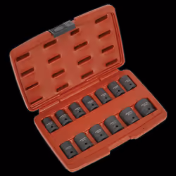 Impact Socket Set 13pc 1/2"Sq Drive Total Drive®