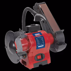 Bench Grinder &#216;150mm with 50mm Belt Sander & Worklight 250W/230V