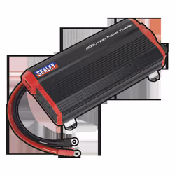SEALEY - PI2000 Power Inverter Modified Sine Wave 2000W 12V DC - 230V 50Hz