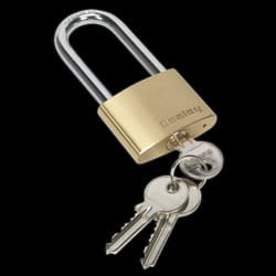 Brass Body Padlock Long Shackle 50mm