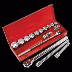 Socket Set 17pc 3/4"Sq Drive WallDrive® Metric
