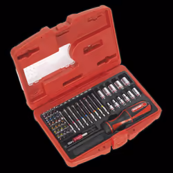 Fine Tooth Ratchet Screwdriver & Accessory Set 51pc