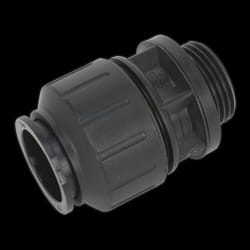 Straight Adaptor 28mm 1&quot;BSP Pack of 2 (John Guest Speedfit&#174; - PM012818E)