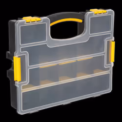 Parts Storage Case with Removable Compartments - Stackable