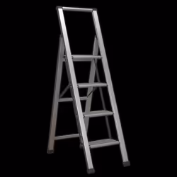 Aluminium Professional Folding Step Ladder 4-Step 150kg Capacity