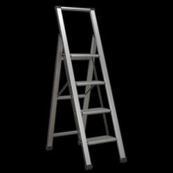 Aluminium Professional Folding Step Ladder 4-Step 150kg Capacity