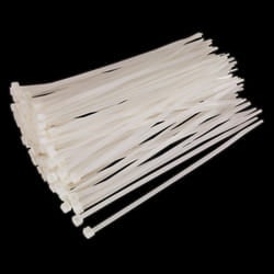 Cable Tie 200 x 4.8mm White Pack of 100