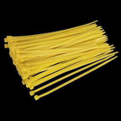 Cable Tie 200 x 4.4mm Yellow Pack of 100